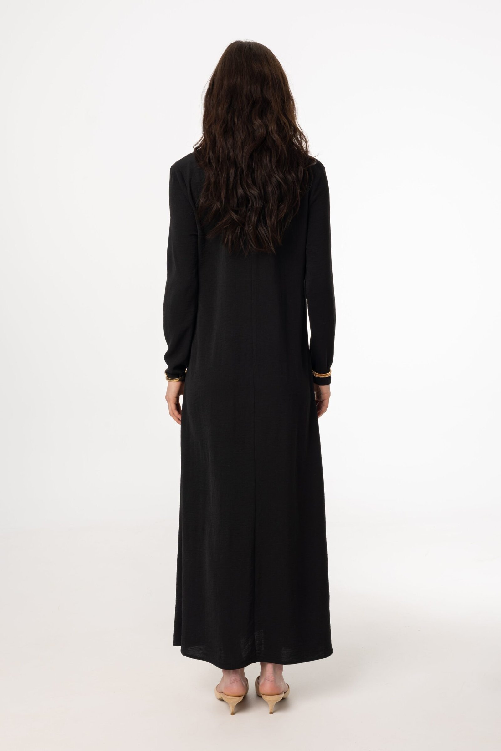 Black Detail Maxi Dress - Image 3