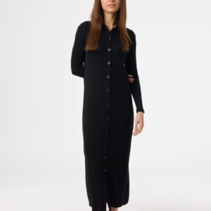 Black Cardi Maxi Dress - Image 4
