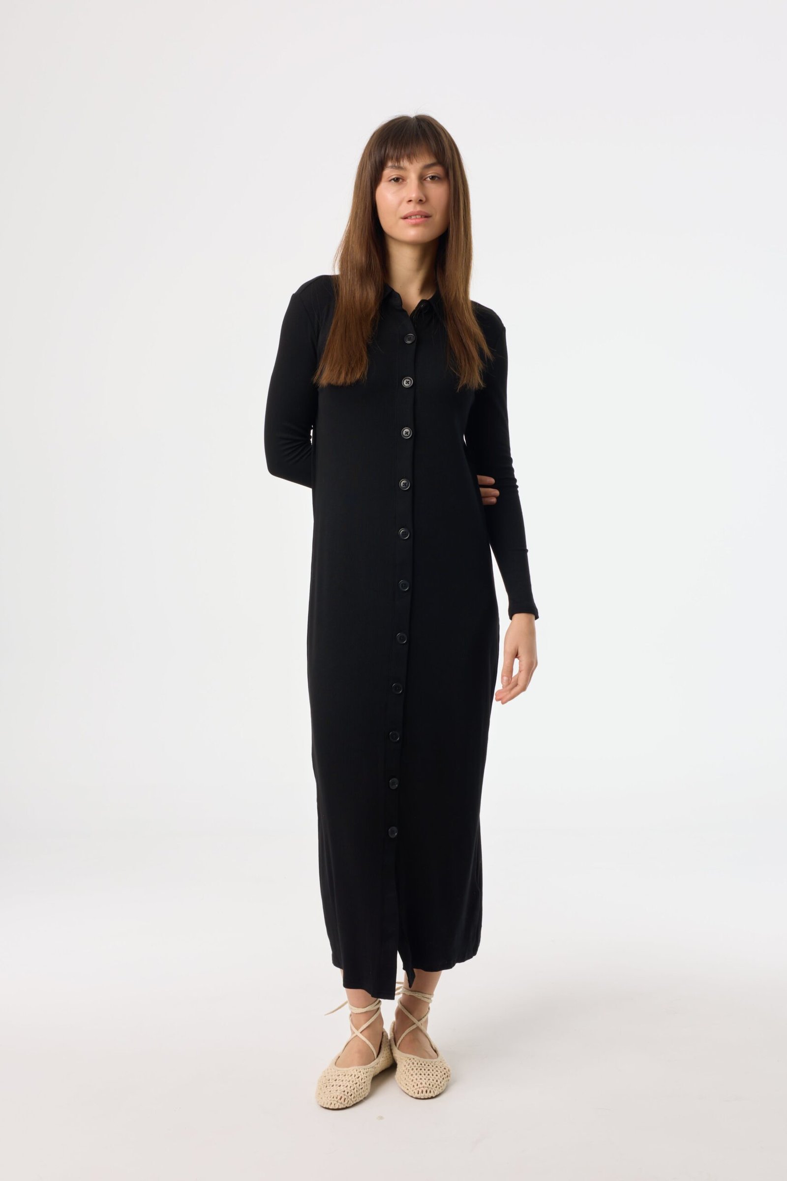 Black Cardi Maxi Dress - Image 4
