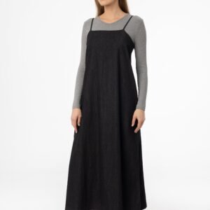 Black Denim Jumper - Image 2