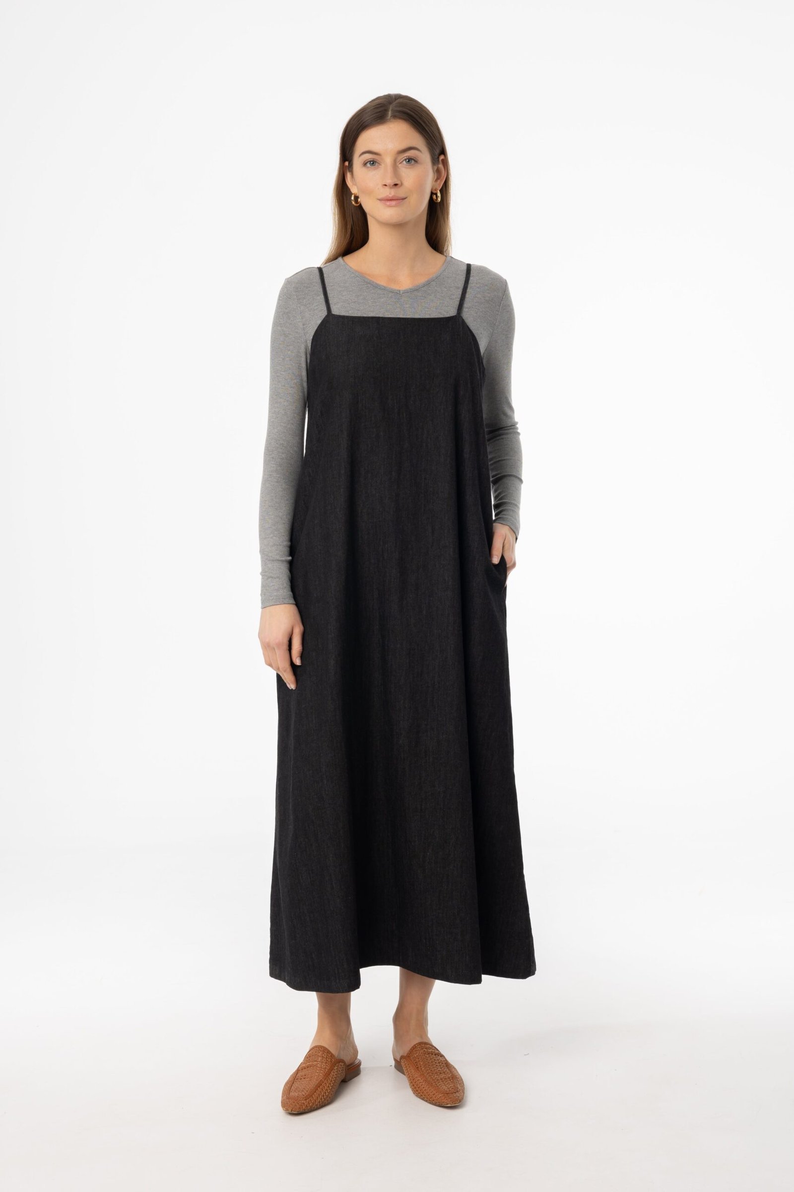 Black Denim Jumper - Image 4