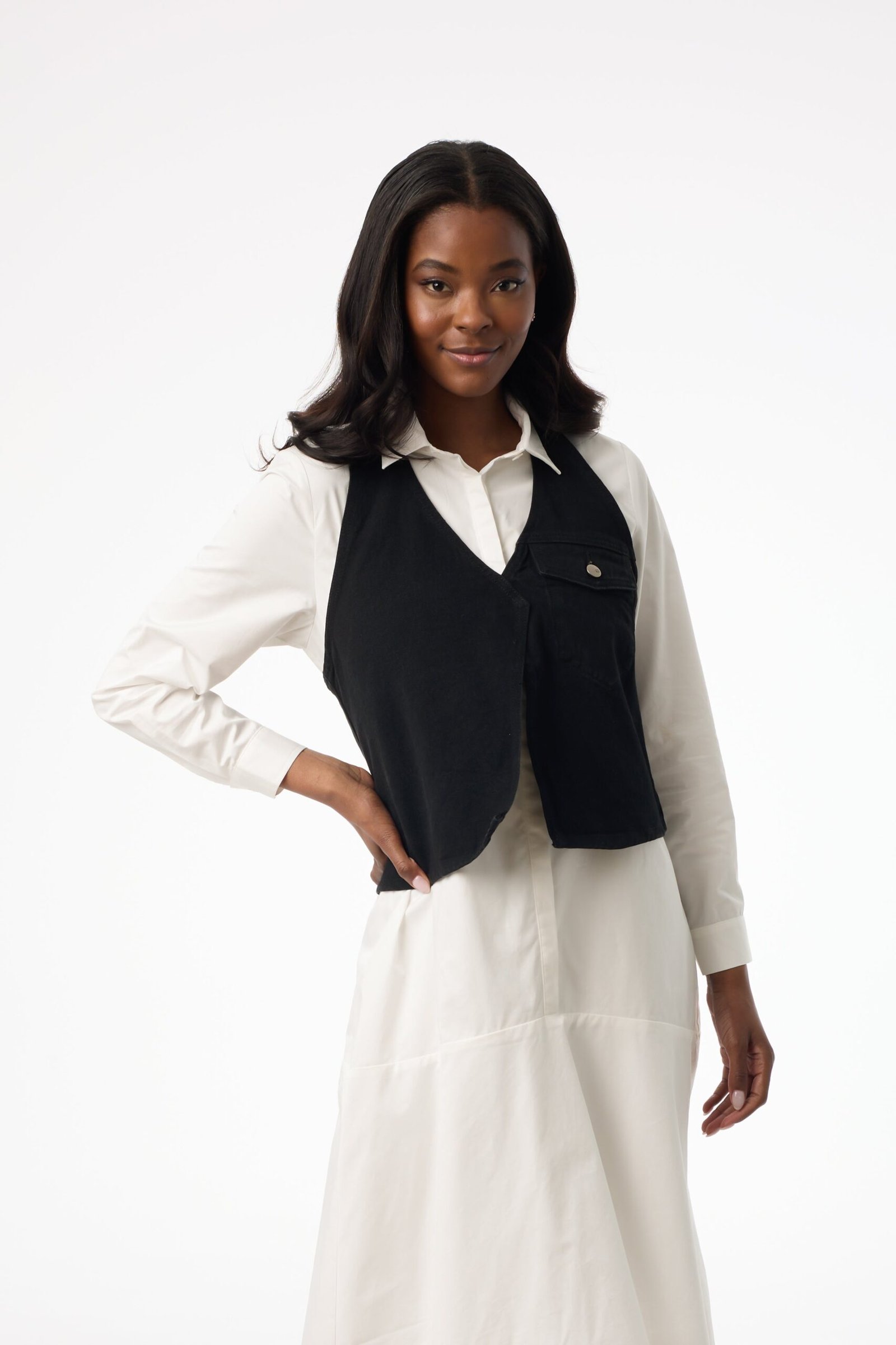 Black Denim Overlay - Image 1